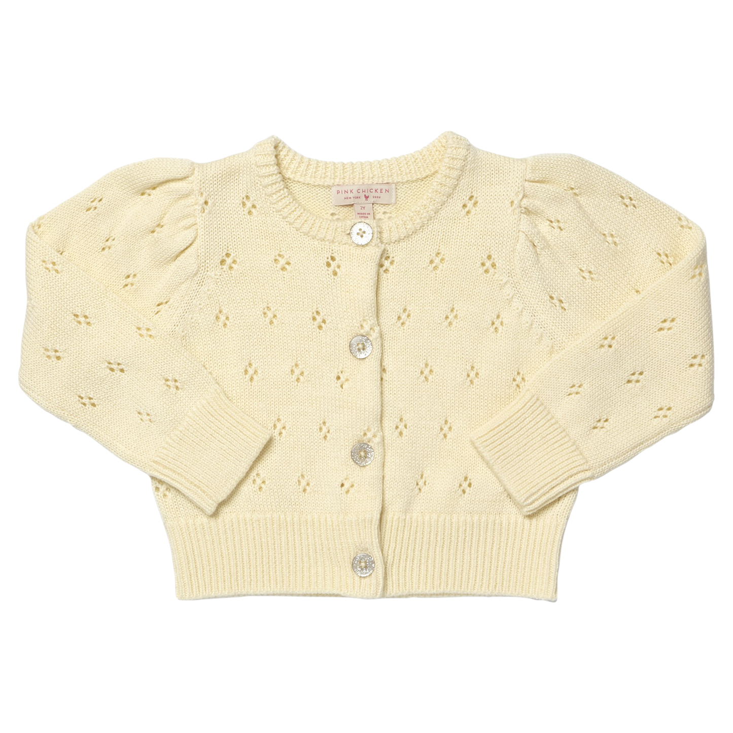 Pink Chicken Girls Connie Sweater - Ivory
