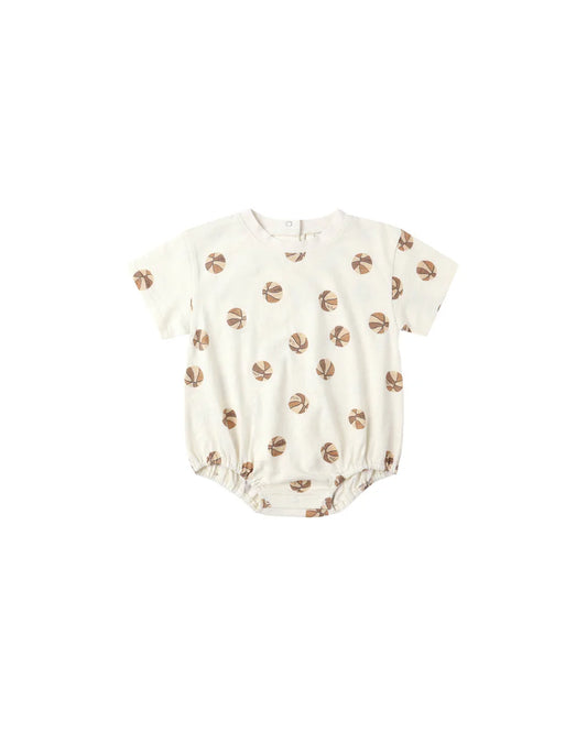 RELAXED BUBBLE ROMPER || BASKETBALL