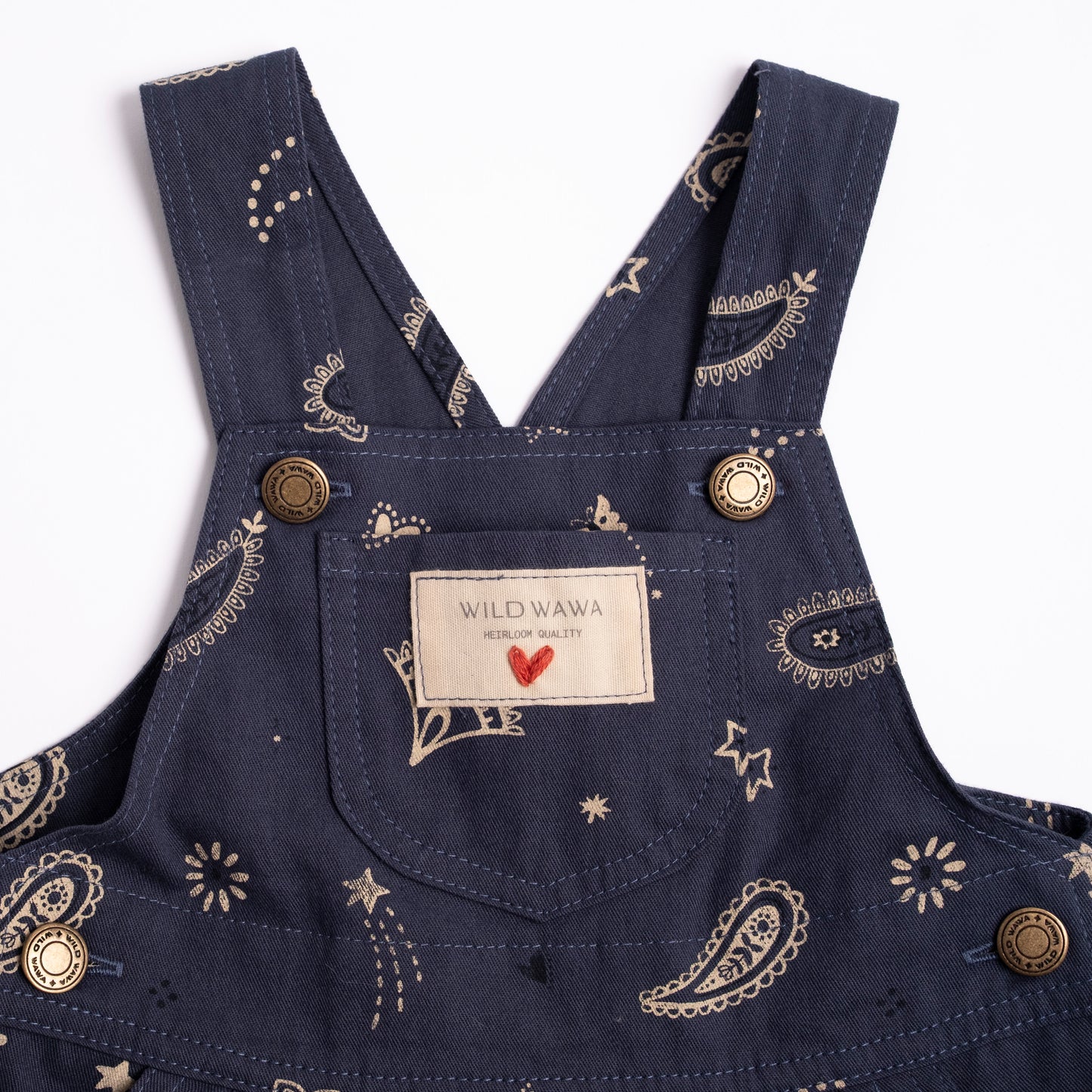 Midnight Bandana Overall Dress