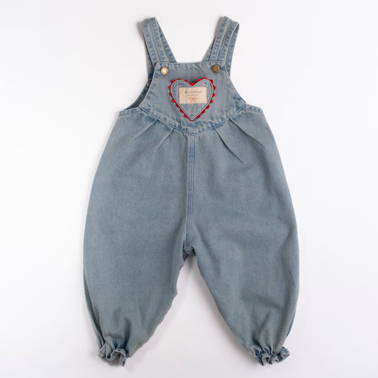 Denim Darling Overall Romper