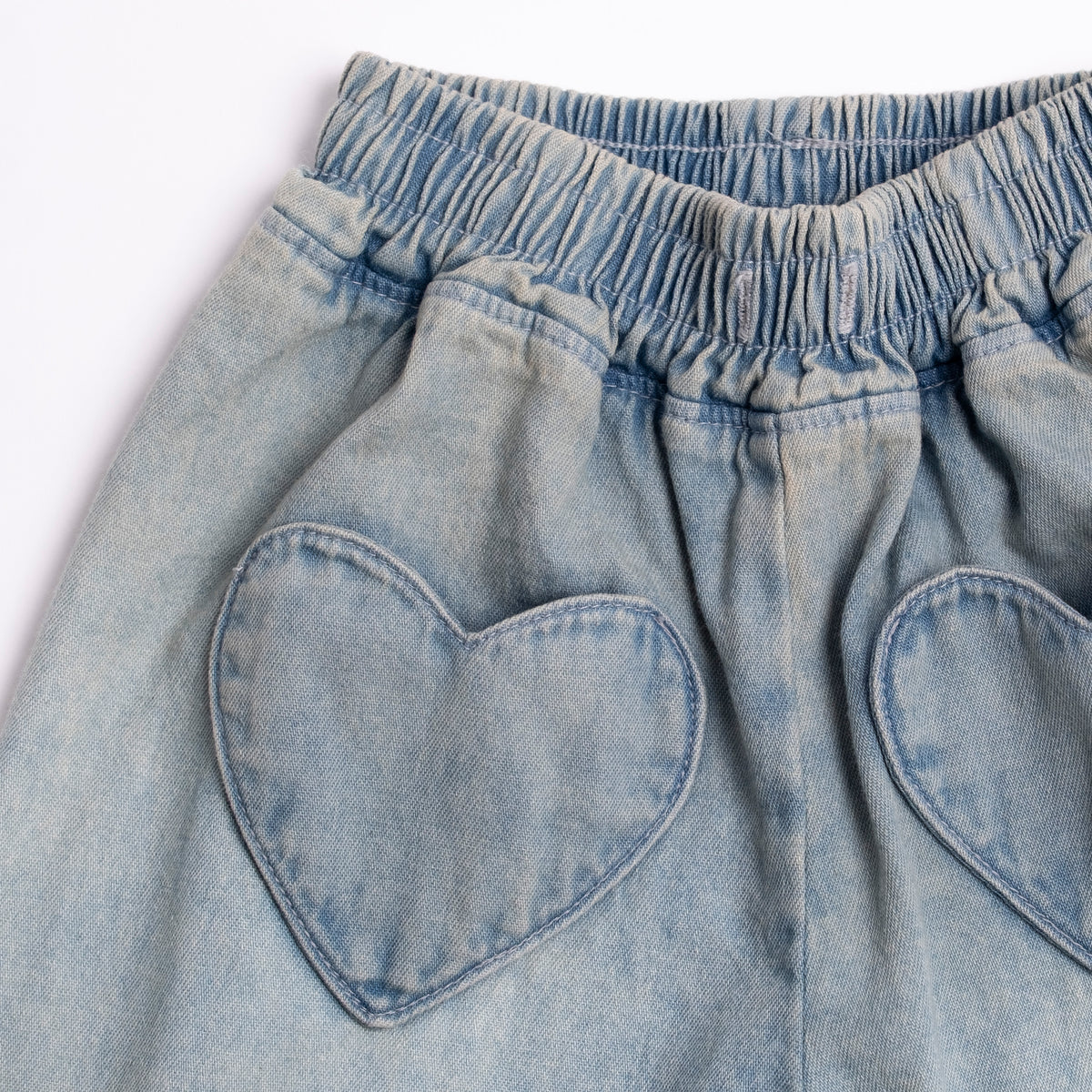 Denim Heart Pocket Pant