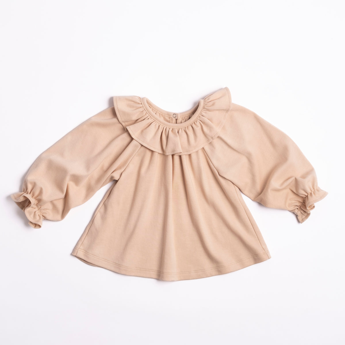 Dusty Pink Ruffle Top