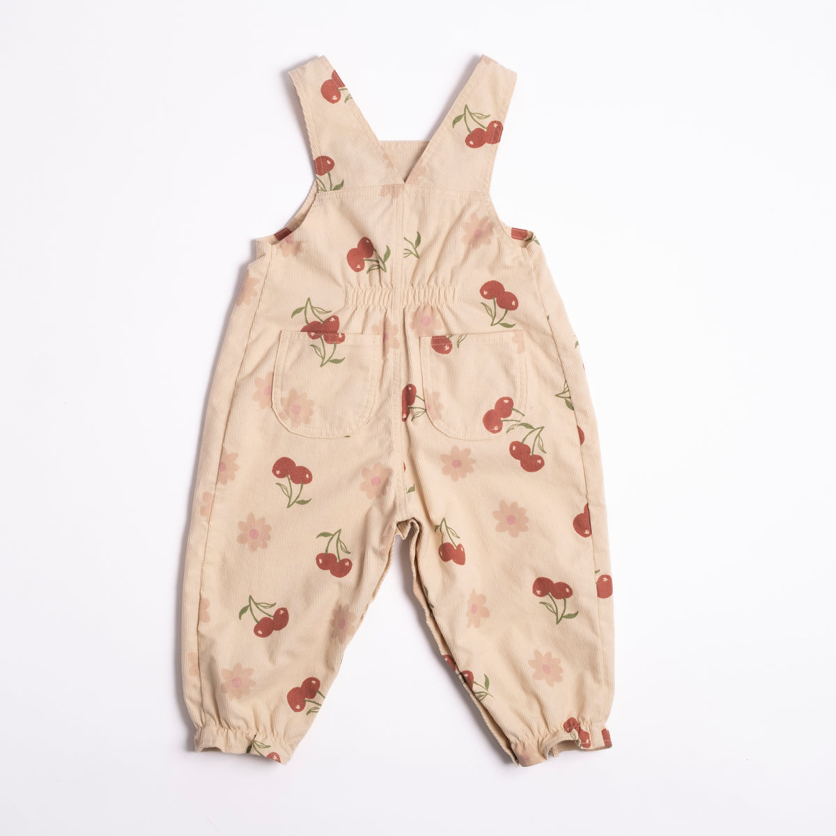 Cherry Bloom Overall Romper