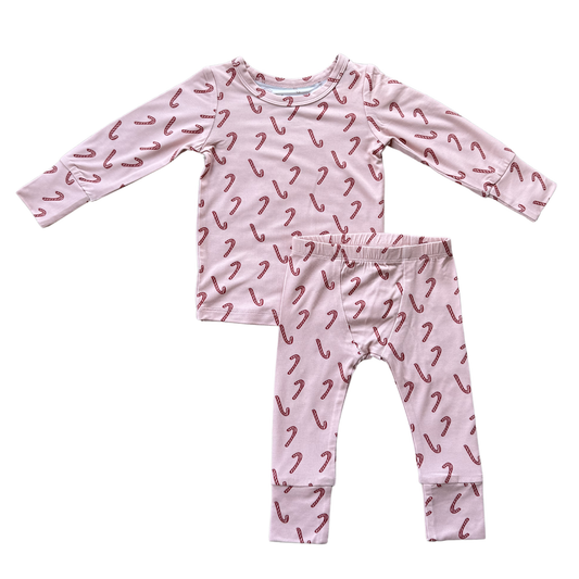 Lounge Set Bamboo Two Piece Set Christmas Collection 2025 - Candy Cane