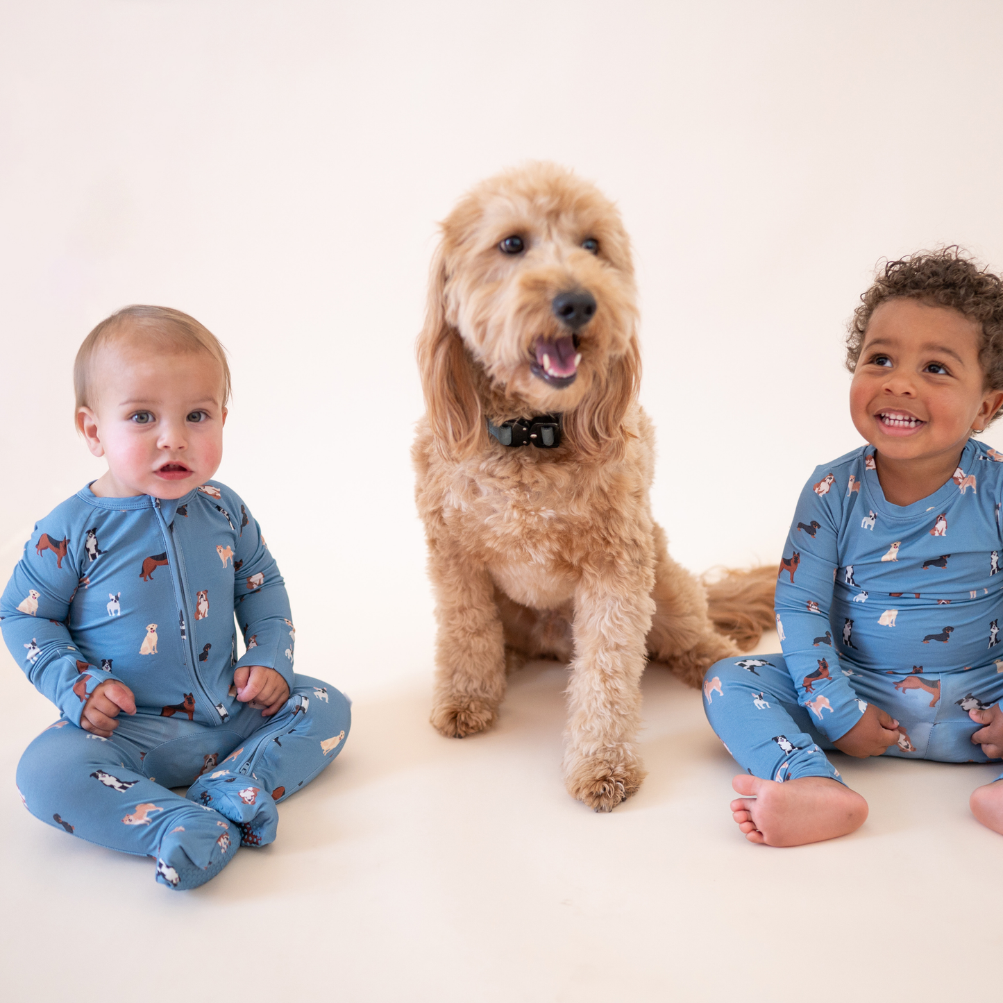 Bamboo 2-Piece Set | Blue Dog