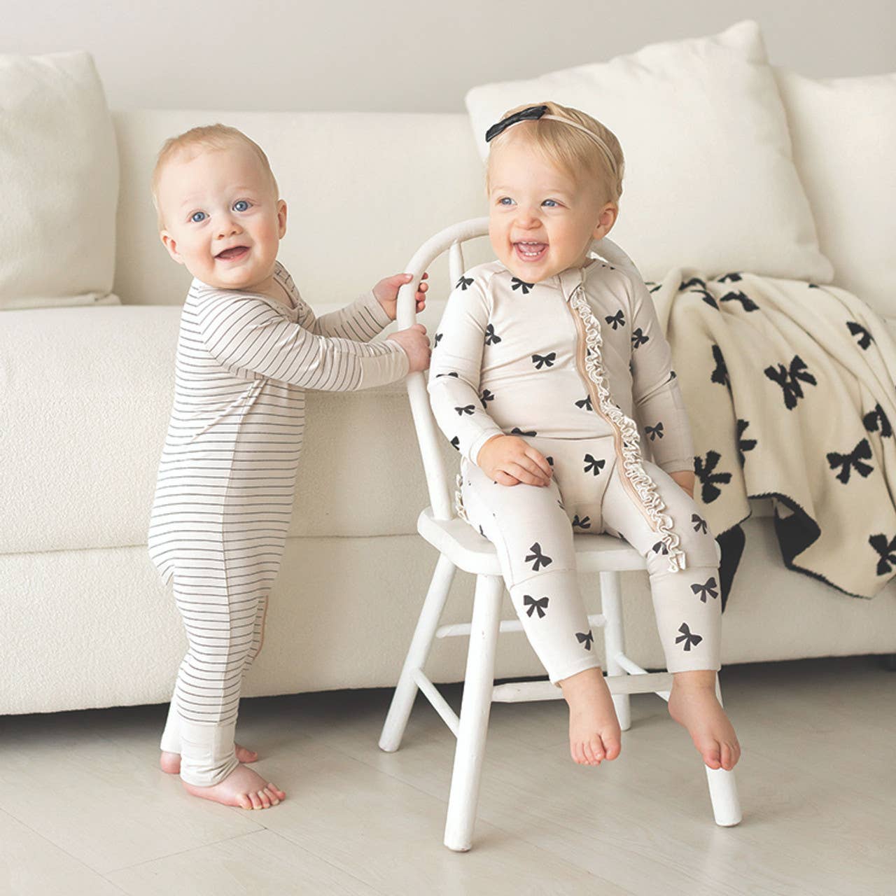 Cozy Romper - Stripes