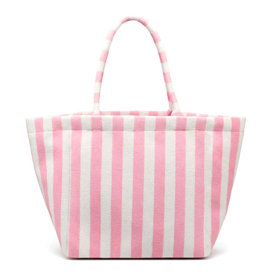 Striped Terry Tote Bag
