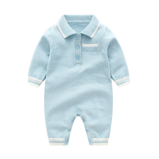 Baby Blue Boy Romper