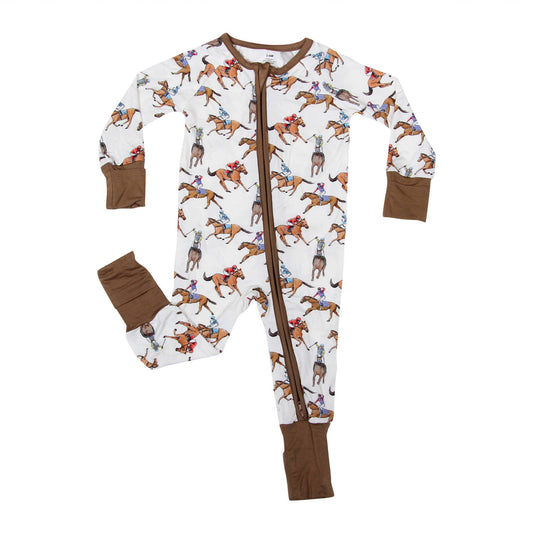 Horse Racing Strides Derby Kids Unisex Pajamas