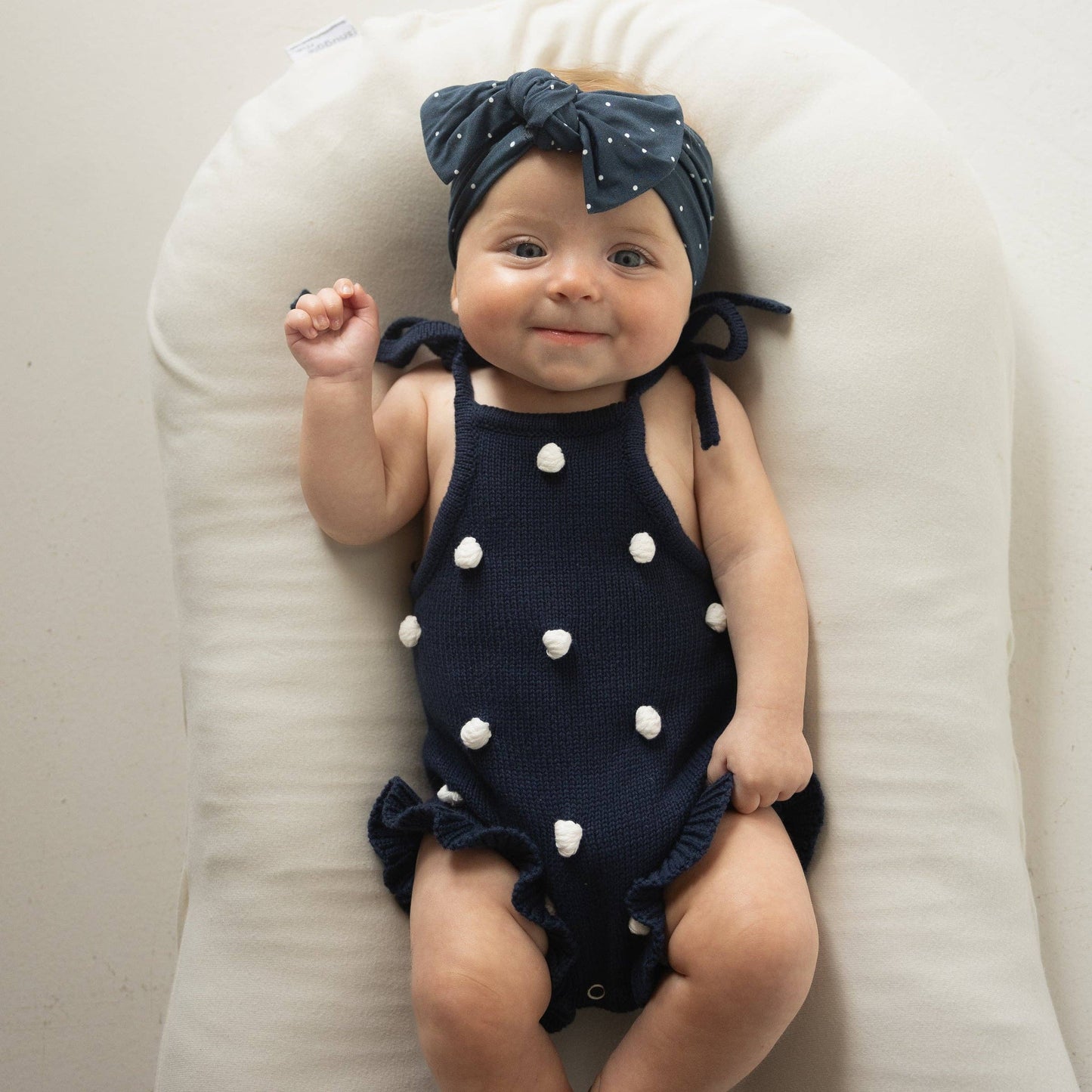 Knit Ruffle Romper | Emery