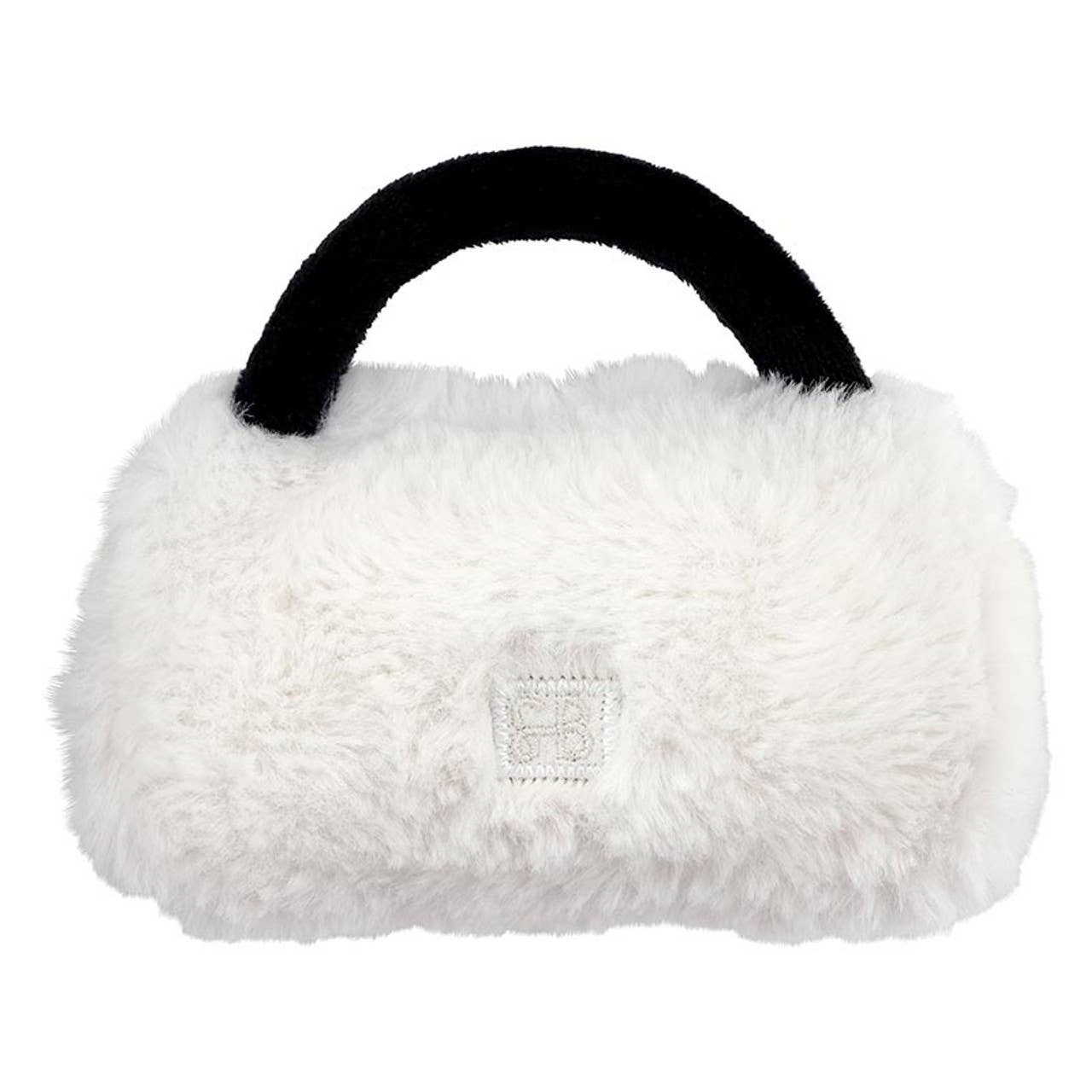 Plush Rattle Purse - Bow