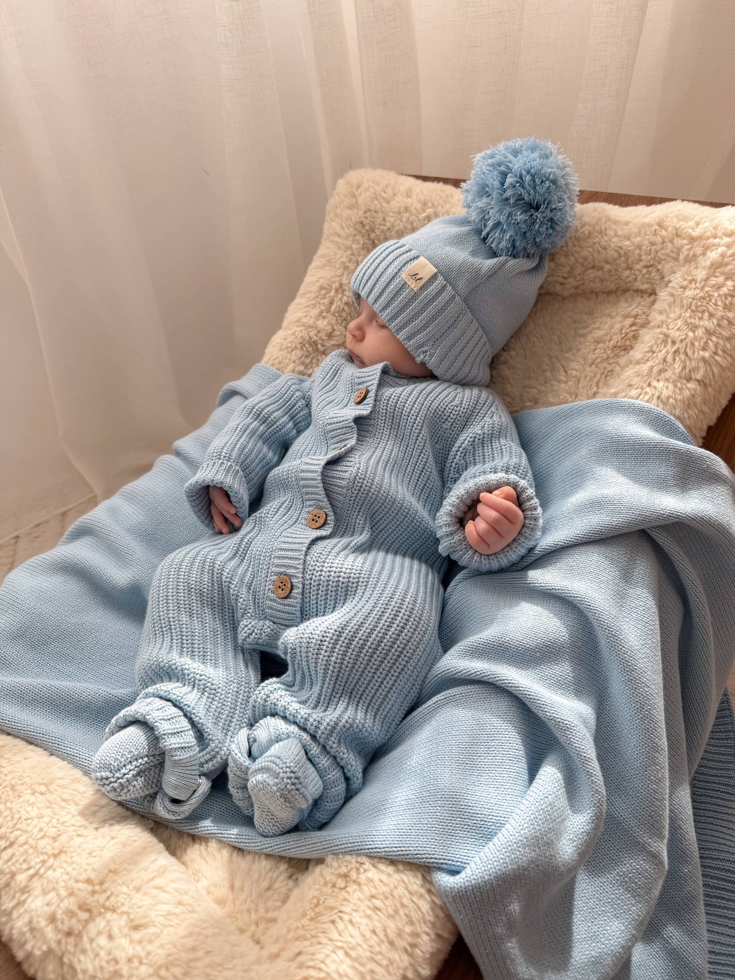 Classic Booties - Powder Blue