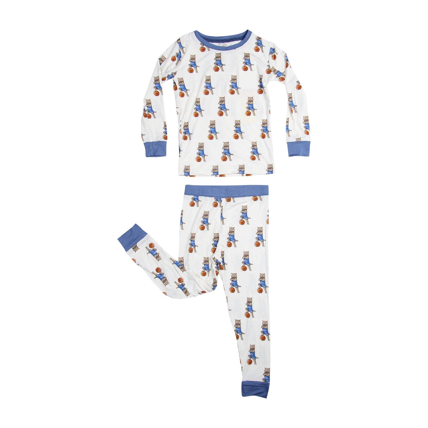 Standing Wildcat Basketball Kentucky Kids Unisex Pajamas