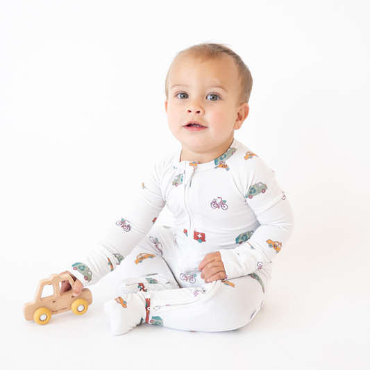 Bamboo 2-Way Convertible Zip Romper | Rush Hour