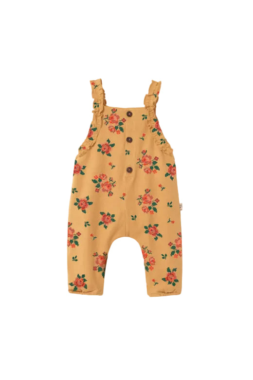Lily Overalls - Floral Twill