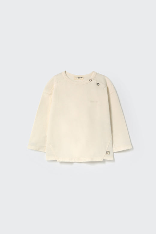 Basic T-Shirt - Ivory Brushed