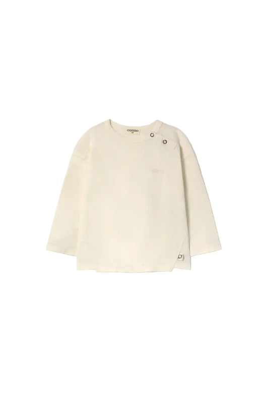 Basic T-Shirt - Ivory Brushed
