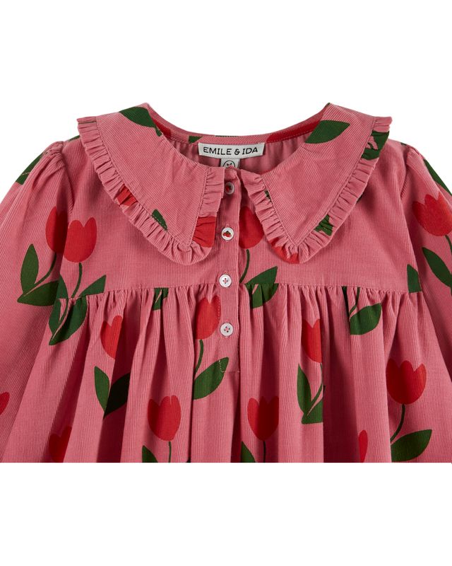 Emile et Ida Robe Ample Col Volant