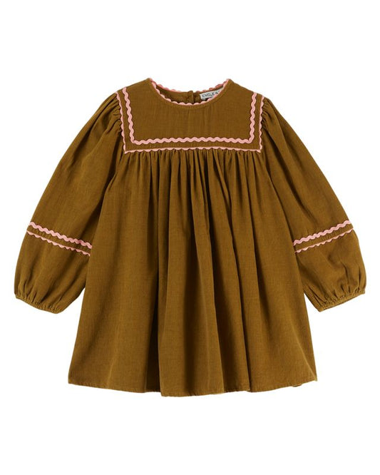 Emile et Ida Robe Velours Unie