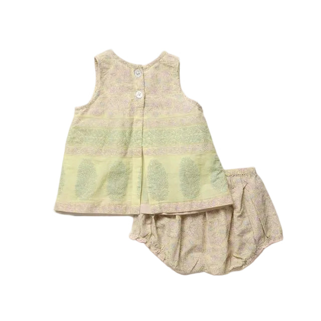 Baby Girls Jaipur 2-PC Set - Citrus Garden Border