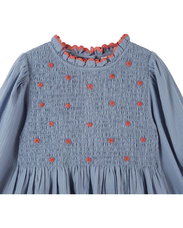 Emile et Ida Robe Smockee Brodee