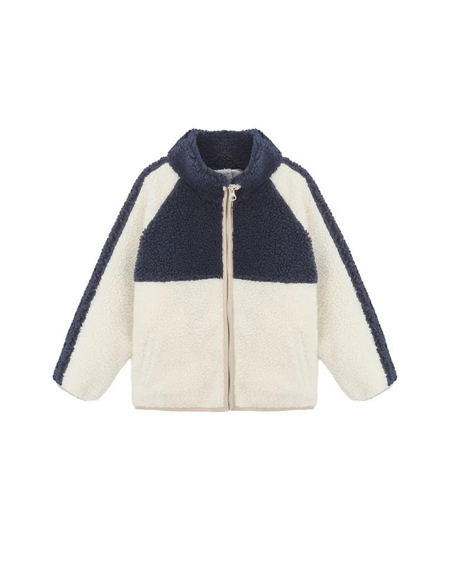 SHERPA TRAILS JACKET || NAVY COLOR BLOCK