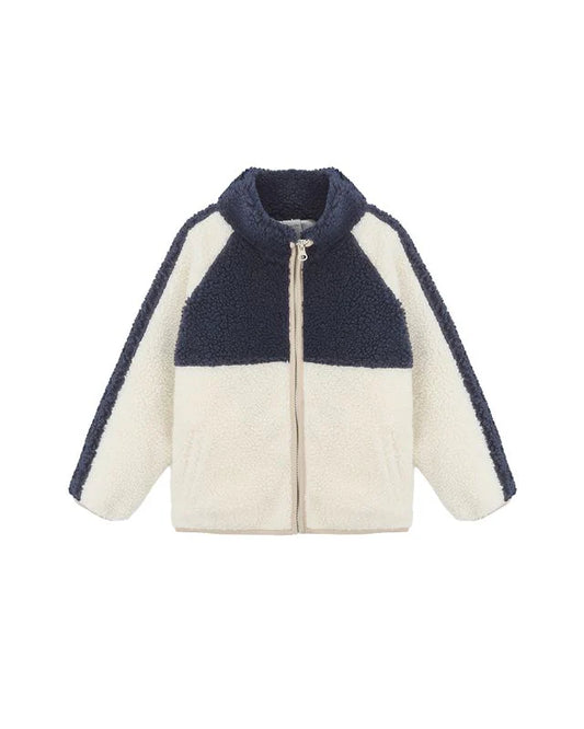 SHERPA TRAILS JACKET || NAVY COLOR BLOCK