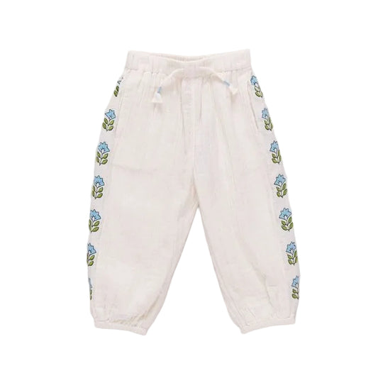 Girls Kiran Pant - Antique White