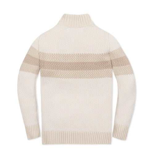 ORGANIC HALF ZIP SWEATER