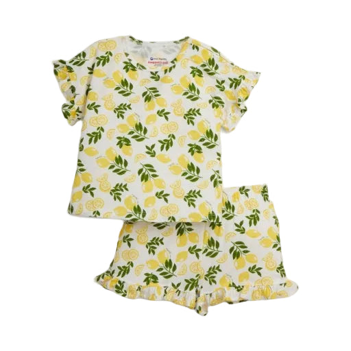 SIMPLY THE ZEST MODAL MAGNETIC ME RUFFLE SHORT SET