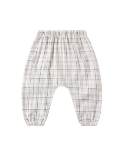 WOVEN PANT BLUE PLAID