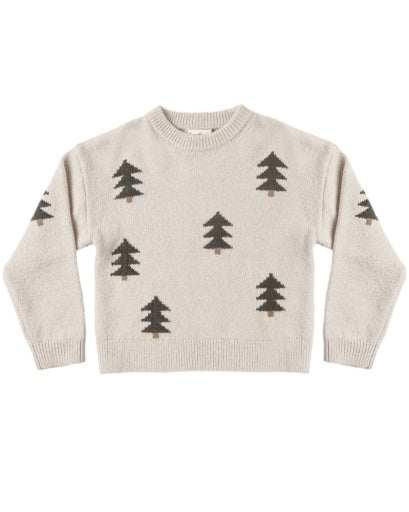 Rylee and Cru Tree Jacquard Aspen Sweater