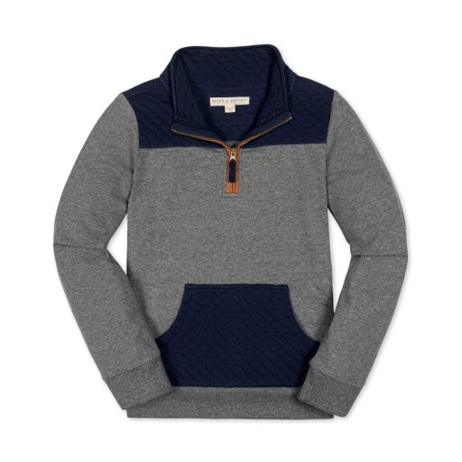 ORGANIC FRENCH TERRY HALF-ZIP