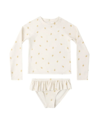 RASHGUARD GIRLS SET PINEAPPLE