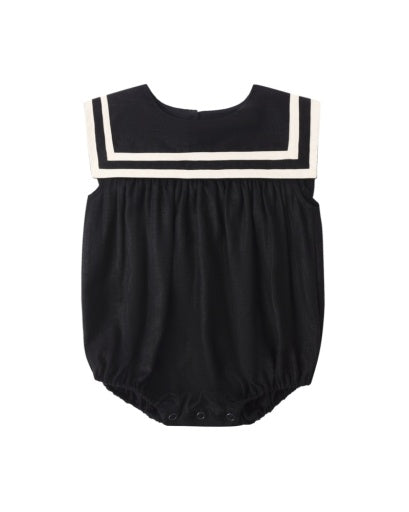 SAILOR ROMPER BLACK