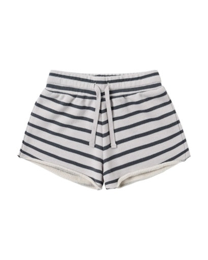 Rylee and Cru Sweat Short - Midnight Stripe