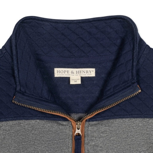 ORGANIC FRENCH TERRY HALF-ZIP