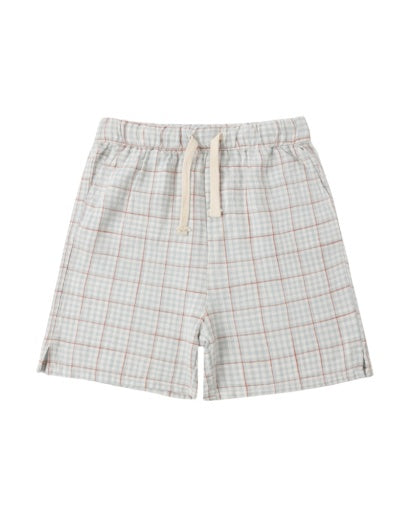 PERRY SHORT LIGHT BLUE PLAID