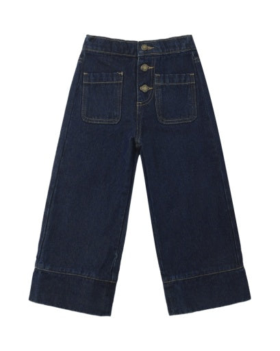 PATCH POCKET PANT DARK INDIGO