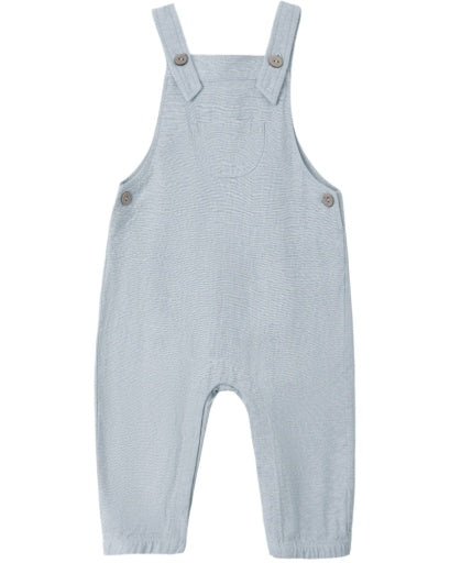 BABY OVERALL HEATHERED LIGHT BLUE