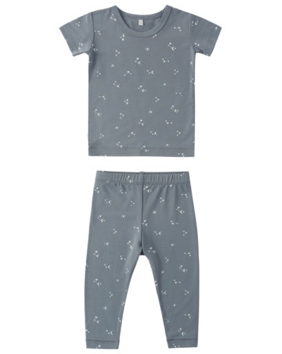 BAMBOO SHORT SLEEVE PAJAMA SET STARLIGHT