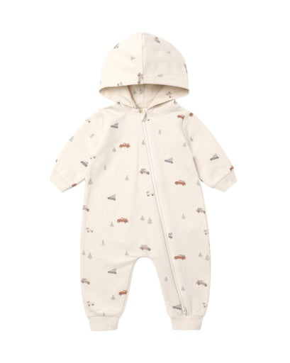 HOODED JUMPSUIT HOLIDAY DRIVE