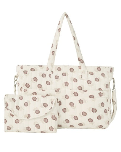 Quincy Mae Diaper Bag and Changing Pad Set - Fall Floral
