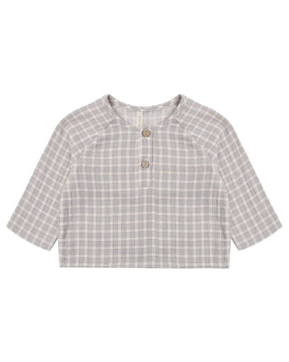 Quincy Mae Zion Shirt - Blue Gingham