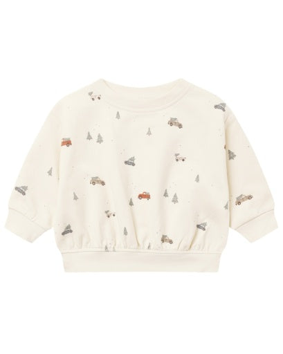 Relaxed Fleece Sweatshirt Holiday Drive