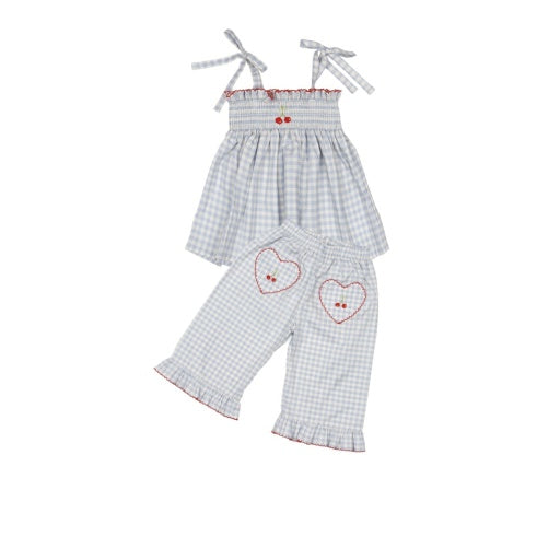Wild Wawa Cherry Ruffle Pant Set