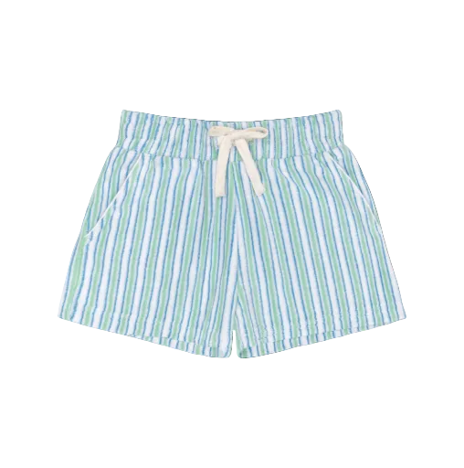 Minnow Boys Tamarin Stripe French Terry Short