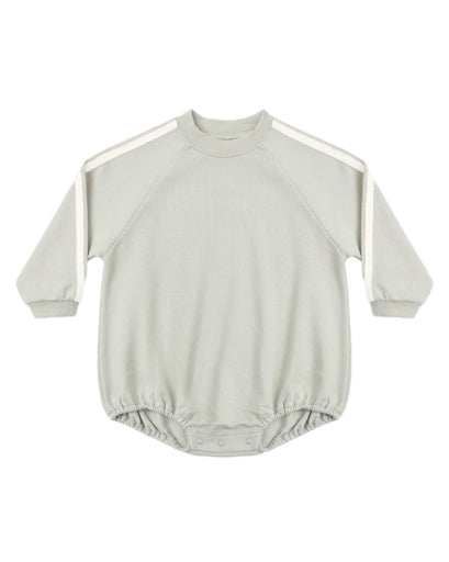 Rylee and Cru Crew Neck Romper - Sage